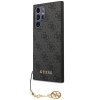 Guess GUHCS23LGF4GGR S23 Ultra S918szary/grey hardcase 4G Charms Collection