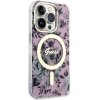Guess GUHMP14XHCFWSP iPhone 14 Pro Max6.7 różowy/pink hardcase Flower MagSafe