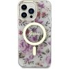 Guess GUHMP14XHCFWST iPhone 14 Pro Max 6.7 transparent hardcase Flower MagSafe