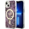 Guess GUHMP14SHLEOPWP iPhone 14 / 15 / 13 6.1 różowy/pink hardcase Leopard MagSafe