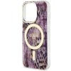 Guess GUHMP14LHLEOPWP iPhone 14 Pro 6.1 różowy/pink hardcase Leopard MagSafe