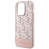 Guess GUHMP14LHGCFSEP iPhone 14 Pro 6,1 różowy/pink hard case GCube Stripes MagSafe