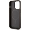 Guess GUHMP13LP4RPSW iPhone 13 Pro / 13 6.1 brązowy/brown hardcase 4G Printed Stripes MagSafe