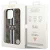 Guess GUHMP13LP4RPSW iPhone 13 Pro / 13 6.1 brązowy/brown hardcase 4G Printed Stripes MagSafe