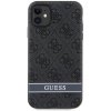 Guess GUHCN61P4SNK iPhone 11 / Xr szary/grey hardcase 4G Stripe