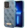 Guess GUHMP14XU4GPRB iPhone 14 Pro Max 6,7 niebieski/blue hard case 4G Logo Plate MagSafe
