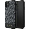 Guess GUHMN61HGCFSEK iPhone 11 / Xr 6.1 czarny/black hardcase GCube Stripes MagSafe