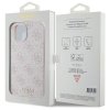 Guess GUHCP15MG4GFPI iPhone 15 Plus / 14 Plus 6.7 różowy/pink hard case 4G Metal Gold Logo