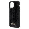 Guess GUHCP12MPSFDGSK iPhone 12/12 Pro 6.1 czarny/black hardcase Sequin Script Metal