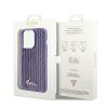 Guess GUHCP14LPSFDGSU iPhone 14 Pro 6.1 fioletowy/purple hardcase Sequin Script Metal
