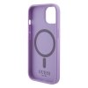 Guess GUHMP15SPSAHMCU iPhone 15 / 14 / 13 6.1 fioletowy/purple hardcase Saffiano MagSafe