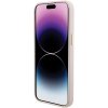 Guess GUHCP15XM4DGPP iPhone 15 Pro Max 6.7 jasnoróżowy/pink hardcase Silicone Logo Strass 4G