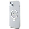 Guess GUHMP15MHRSGSD iPhone 15 Plus / 14 Plus 6.7 przezroczysty/transparent hardcase Ring Stand Script Glitter MagSafe