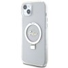 Guess GUHMP15MHRSGSD iPhone 15 Plus / 14 Plus 6.7 przezroczysty/transparent hardcase Ring Stand Script Glitter MagSafe