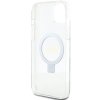 Guess GUHMP15MHRSGSD iPhone 15 Plus / 14 Plus 6.7 przezroczysty/transparent hardcase Ring Stand Script Glitter MagSafe