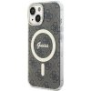 Guess GUHMP15SH4STW iPhone 15 / 14 / 136.1 brązowy/brown hardcase IML 4G MagSafe