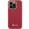 Guess GUHCP15XSMBSLM iPhone 15 Pro Max 6.7 magenta hardcase Silicone Script Metal Logo & Frame