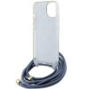 Guess GUHCP15SHC4SEB iPhone 15 / 14 / 13 6.1 niebieski/blue hardcase Crossbody Cord 4G Print