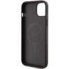 Guess GUHMP15SG4GFRW iPhone 15 / 14 / 13 6.1 brązowy/brown hardcase 4G Collection Leather Metal Logo MagSafe