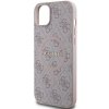 Guess GUHMP14SG4GFRP iPhone 14 / 15 / 13 6.1 różowy/pink hardcase 4G Collection Leather Metal Logo MagSafe