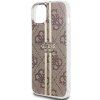 Guess GUHCP15MH4PSEGW iPhone 15 Plus / 14 Plus 6.7 brązowy/brown hardcase IML 4G Gold Stripe