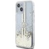 Guess GUHCP15SLFCSEGT iPhone 15 / 14 / 13 6.1 transparent hardcase Liquid Glitter Gold Stripes