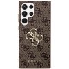 Guess GUHCS24L4GMGBR S24 Ultra S928brązowy/brown hardcase 4G Big Metal Logo