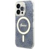 Guess GUHMP15LH4STB iPhone 15 Pro 6.1 niebieski/blue hardcase IML 4G MagSafe
