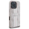 Guess GUHMP16XP4RPSP iPhone 16 Pro Max 6.9 różowy/pink hardcase 4G Printed Stripes MagSafe