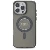 Guess GUHMP16LPFTDTEK iPhone 16 Pro 6.3 czarny/black hardcase IML Rhinestones MagSafe