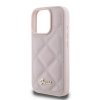 Guess GUHCP16LPSQSQSP iPhone 16 Pro6.3 różowy/pink hardcase Quilted Metal Logo
