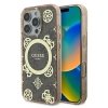 Guess GUHMP16XH4PYEEW iPhone 16 Pro Max  6.9 brązowy/brown hardcase IML Peony On 4G Background MagSafe
