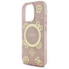 Guess GUHMP16LH4PYEEP iPhone 16 Pro 6.3 różowy/pink hardcase IML Peony On 4G Background MagSafe