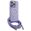 Guess GUHMP16XHCTSGNSU iPhone 16 Pro Max 6.9 fioletowy/purple hardcase Crossbody Cord Script MagSafe