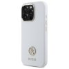 Guess GUHCP16LM4DGPH iPhone 16 Pro 6.3  biały/white hardcase Silicone Logo Strass 4G