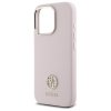 Guess GUHCP16XM4DGPP iPhone 16 Pro Max   6.9 jasnoróżowy/pink hardcase Silicone Logo Strass 4G
