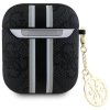 Guess GUA2P4RPSK AirPods 1/2 cover       czarny/black 4G Printed Stripes Charm