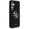 Etui Guess Silicone Big 4G Logo Bottom   Script Samsung Galaxy S25 czarny