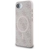 Etui Guess 4G Ring Classic Logo MagSafe  do iPhone 16e różowy