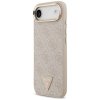 Etui Guess 4G Triangle Logo MagSafe do   iPhone Air różowy złoty