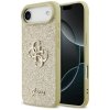 Etui Guess Fixed Glitter Big 4G do       iPhone Air złoty