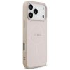 Etui Guess Saffiano Classic Logo MagSafe do iPhone 17 Pro Max różowy