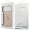 Etui Guess Grained Big 4G & Classic Logo do iPhone 17 Pro Max różowy