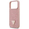 Etui Guess Rhinestone Triangle Logo do   iPhone 17 Pro różowy