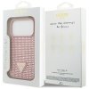 Etui Guess Rhinestone Triangle Logo do   iPhone 17 Pro różowy