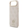 Etui Guess 4G Strass Logo MagSafe do     iPhone Air różowy