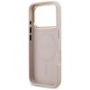 Etui Guess 4G Strass Logo MagSafe do     iPhone 17 Pro różowy