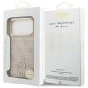 Etui Guess 4G Strass Logo MagSafe do     iPhone 17 Pro różowy