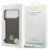 Etui Guess Grained Strass Logo MagSafe   do iPhone 17 Pro Max brązowy
