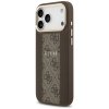Etui Guess 4G Stripe MagSafe do iPhone   17 Pro Max brązowy